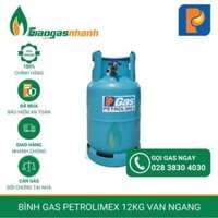 Bình Gas PetroLimex 12kg van ngang