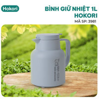 BÌNH GIỮ NHIỆT 1-1.5L 3981HOKORI, Bình pha trà, ủ trà nóng lạnh Việt Nhật cao cấp