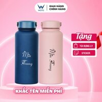 Bình giữ nhiệt 1 lít khắc tên cao cấp WOTOCUP  - Bình nước giữ nhiệt 1L inox 304 binhgiunhiet.hcm