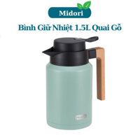 Bình giữ nhiệt 1,5L, nhựa Việt Nhật An toàn, giữ nhiệt lên 10H