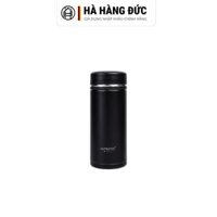 Bình giữ nhiệt 2 lớp inox 304 Kaiyo- KVF6964, 360ml, màu đen nhám