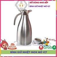 Bình Giữ Nhiệt 2 Lớp Inox Thái Lan Cao Cấp, Dung Tích 2L, Cam Kết Giữ Nhiệt Cực Lâu