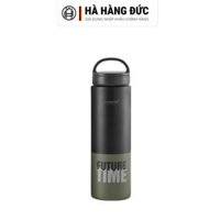 Bình giữ nhiệt 2 lớp Kaiyo KVF-1532 Inox 304 có lõi lọc trà - 700ml, màu đen nhám và xanh olive