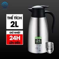 Bình giữ nhiệt 2L LD-2425 Inox 304 giữ nhiệt 24h, bình giữ nhiệt gia đình, ký túc xá sinh viên