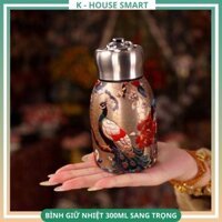 Bình giữ nhiệt 300ML inox phong cách sang trọng giữ nhiệt nóng lạnh 24h [ Itechcare_Bình Giữ Nhiệt ]