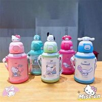 Bình giữ nhiệt 500ml Bình nước cốc cách nhiệt bằng thép không gỉ cầm tay