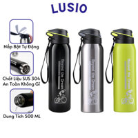 Bình Giữ Nhiệt 500ML, Bình Nước Thể Thao Giữ Nóng Giữ Lạnh INOX304 Cao Cấp  An Toàn Sức Khỏe
