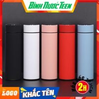 Bình Giữ Nhiệt 500ml Nắp Cảm Ứng Sơn Nhám Q038B