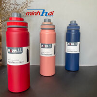 BÌNH GIỮ NHIỆT 800ml (Inox Sus 304)  Kiểu dáng thể thao sang trọng -màu pastel rất đẹp. Đảm Đảm bảo nhiệt độ từ 12 -24h