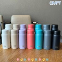 Bình giữ nhiệt bằng thép không gỉ CRAFT, Bình nước giữ nhiệt có túi di động đôi, Phụ kiện chai nước 150ml Cốc đựng nước uống trực tiếp Mini