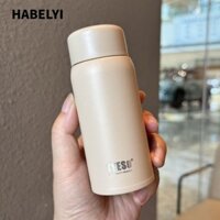 Bình giữ nhiệt bằng thép không gỉ HABELYI, Bình nước giữ nhiệt có túi đôi Mini, Phụ kiện chai nước 150ml Cốc đựng nước uống trực tiếp di động