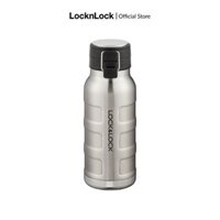 Bình giữ nhiệt bằng thép không gỉ Lock&Lock Bumper Bottle 470ml - Màu bạc LHC4141SLV