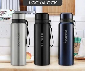 Bình giữ nhiệt bằng thép không gỉ Lock&Lock Vacuum Bottle LHC6180SLV (800ML)