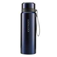 Bình Giữ Nhiệt Bằng Thép Không Gỉ Lock&Lock Vacuum Bottle LHC6180FU 800ML - Xanh Đậm
