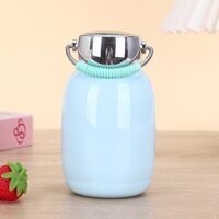 bình giữ nhiệt bầu 250ml (màu xanh )