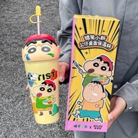 Bình Giữ Nhiệt, Bình Đựng Nước phiên bản Cushin - Cậu bé bút chì tặng kèm ống hút inox 248k