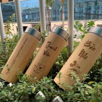 Bình giữ nhiệt cao cấp BAMBOO/ Bình nước giữ nóng, lạnh BYL/ Bình đựng nước