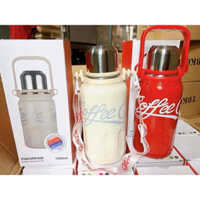 BÌNH GIỮ NHIỆT CAO CẤP COCA CAFEE CUP GIỮ NHIỆT 48H  800ML LÕI INOX316L CÓ LƯỚI LỌC TRÀ