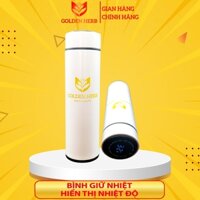 Bình giữ nhiệt cao cấp thương hiệu Golden Herb có hiển thị nhiệt độ dung tích 500ml