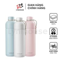 Bình giữ nhiệt Cao Cấp Lock&Lock Ly giữ nhiệt Locknlock Khắc Tên Belt Bottle 490ml_lynihouse