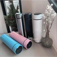 Bình giữ nhiệt chất lượng cao ruột inox 304 có led hiển thị nhiệt độ dung tích 500ml thông minh