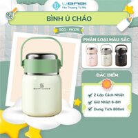 Bình Giữ Nhiệt Cho Bé, Hộp Ủ Cháo Giữ Nhiệt SmartChoice PK176 Dung Tích 800ml Inox 316