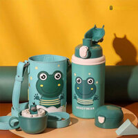 Bình giữ nhiệt cho bé Beddybear hình con Ếch 580 ml RT105-580-ECH
