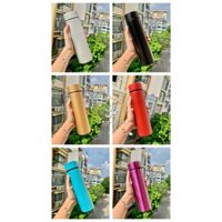 Bình giữ nhiệt có đèn LED hiển thị nhiệt độ , bình đựng nước inox 304 cao cấp dung tích 500ml