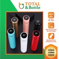 Bình giữ nhiệt có đèn LED, bình đựng nước inox có hiển thị nhiệt độ, dung tích 500ml - Total Bottle