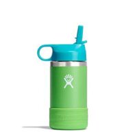 Bình giữ nhiệt cổ rộng Hydro Flask Kids Wide Mouth Straw Lid & Boot 12oz 354ml [Top thương hiêụ bán chạy tại Mỹ]