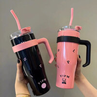 bình giữ nhiệt có tay cầm kèm ống hút dung tích 1200ml