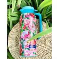 Bình giữ nhiệt có tay cầm Magrace Paris họa tiết hoa 1.6L
