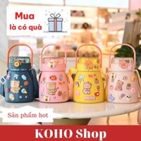 Bình giữ nhiệt cute, bình nước giữ nhiệt KOHO 1100ml siêu dễ thương.