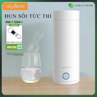 Bình Giữ Nhiệt Đun Nước Siêu Tốc UGASUN Mini Cầm Tay , Bình Đun Nước Nhỏ Gọn, Inox 304, Dung Tích 400ml
