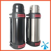 Bình giữ nhiệt đựng nước 1000ml thermos - phích nước giữ nhiệt 1 lít mini có dây đeo