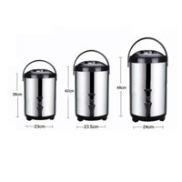 Bình Giữ Nhiệt Dùng Pha Trà Sữa Chất Liệu Inox