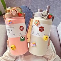 Bình giữ nhiệt dung tích lớn 1200ML có ống hút Bình giữ nhiệt bằng thép không gỉ