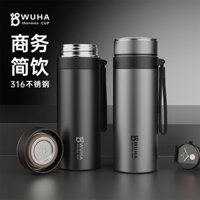 Bình Giữ Nhiệt Dung Tích Lớn Thép Không Gỉ 316 Bình Giữ Nhiệt Nam Nữ Ngoài Trời Kinh Doanh Du Lịch Di Động Sling Nhiệt Cốc Nước hyh