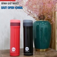 Bình giữ nhiệt Easy Open 430ml-tupperware 969 Lạc Long Quân ( có mã cod check chính hãng)