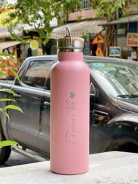 BÌNH GIỮ NHIỆT ELEMENTAL MÀU HỒNG 750ML, BÌNH NHẬP KHẨU MỸ, ĐẠT CHUẨN FDA HOA KỲ, THÉP 304 KHÔNG GỈ, GIỮ NÓNG LẠNH