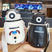 Bình Giữ Nhiệt ENBEIZAN 680ML Tặng Kèm Bộ Ticker Trứng