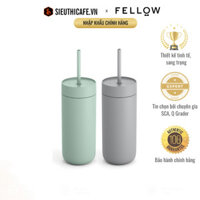 Bình Giữ Nhiệt Fellow Carter Cold Tumbler Size 475ml/16oz | Đa đạng màu sắc  - Lòng tráng sứ, có ống hút