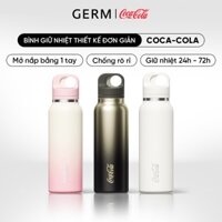 Bình Giữ Nhiệt GERM Coca-Cola 600ml - Inox 316 - Bình Thể Thao - Bình Nước Đi Học - GE-CK24AW-B96