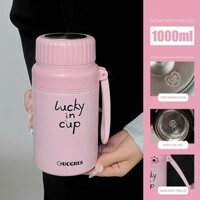 Bình Giữ Nhiệt GUCGRES Fashion Cup 1000ml Inox 316 Có Lưới Lọc Trà