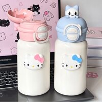 Bình giữ nhiệt Hello Kitty dung tích lớn 500ml, mẫu mới 2024, dành cho nữ, học sinh, văn phòng