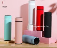 Bình Giữ Nhiệt Hiển Thị Nhiệt Độ Q038TN – Sơn Nhám – In Logo Theo Yêu Cầu
