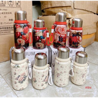 Bình giữ nhiệt Hoa Hoè 400/600ML có lưới lọc trà, bình giữ nhiệt nóng lạnh inox 316 có dây xách tiện lợi