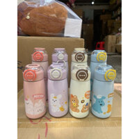 Bình Giữ Nhiệt Họa Tiết Hoạt Hình Dễ Thương 470ml - 620ml inox 316 ( kèm túi trong và sticker )