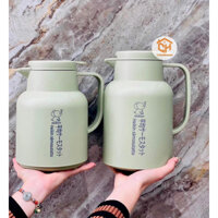 Bình Giữ Nhiệt HOKORI Việt Nhật | Bình Giữ Nhiệt Lõi Thuỷ Tinh 1L, 1.5L Hokori - MSP 3981, 3982 Cam Homeware