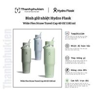 Bình giữ nhiệt Hydro Flask Wide Flex Straw Travel Cap 40 OZ 1183 ml – WT40CFS